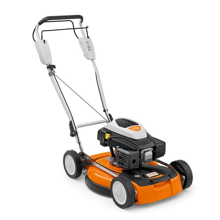 TONDEUSE À GAZON STIHL MULCHING THERMIQUE TRACTÉE RM 4 R