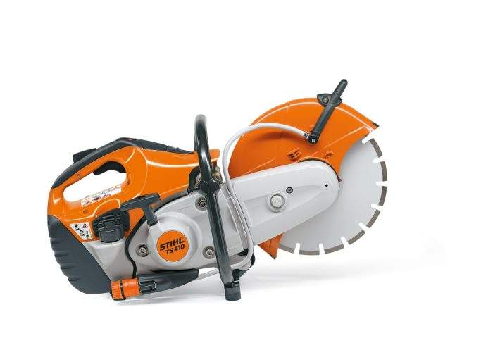 DÉCOUPEUSE À DISQUE STIHL THERMIQUE TS 410 AVEC DISQUE RESINE DIAMETRE 300MM