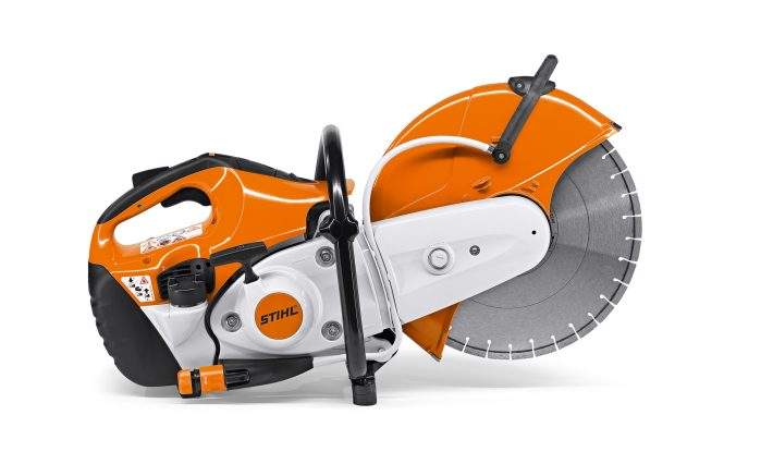 DÉCOUPEUSE À DISQUE STIHL THERMIQUE TS 420 AVEC DISQUE RESINE DIAMETRE 350MM