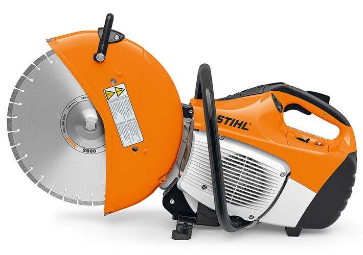 DÉCOUPEUSE À DISQUE STIHL THERMIQUE TS 440 AVEC DISQUE RESINE DIAMETRE 350MM