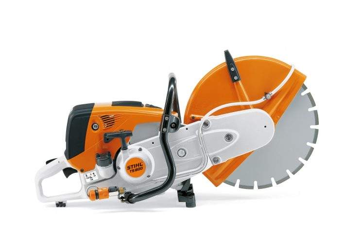 DÉCOUPEUSE À DISQUE STIHL THERMIQUE TS 800 AVEC DISQUE RESINE DIAMETRE 400MM